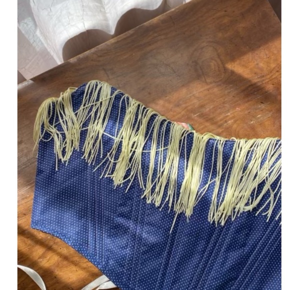 HANDMADE FRINGE CORSET - Picture 3 of 3